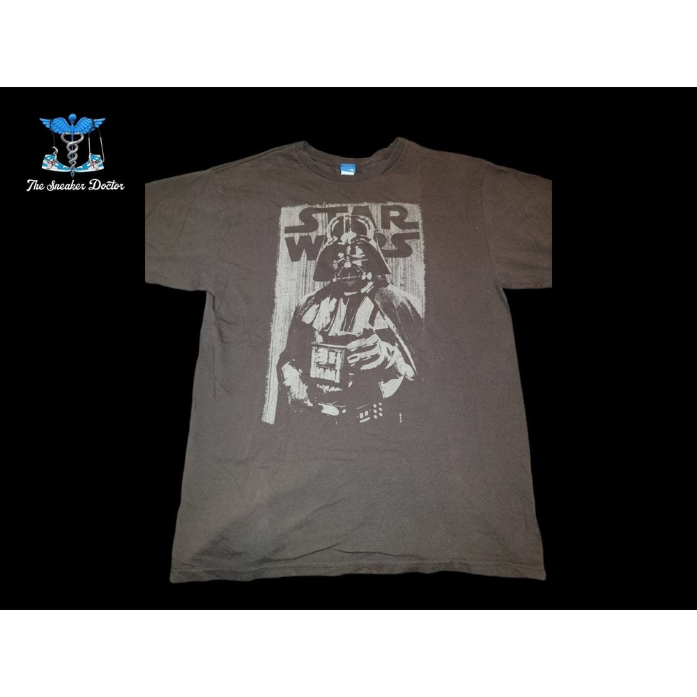 Vintage Brown Star Wars Darth Vader T-Shirt Size XLT